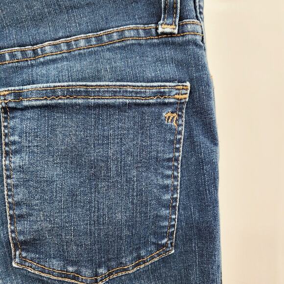 Madewell 10" High-Rise Skinny Jeans 5-Pockets Zip Button Fly Women's Size 26 - Picture 4 of 9